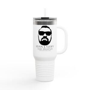 No flag Insulated Travel Mug - 40oz | Ryan J. Goff The Legend Design